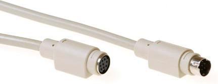 Actual product image 8-pin Mini-Din male - 8-pin Mini-Din female 2.00 m (2 m)