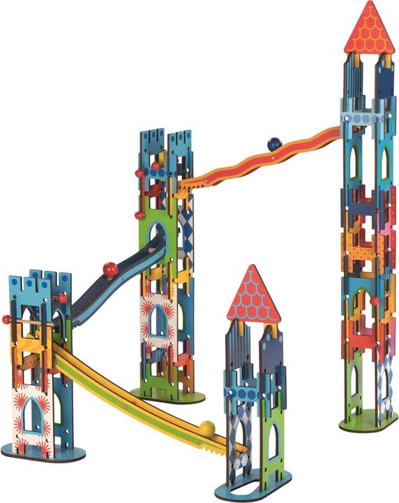 Actual product image Goki Marble run Knight Castle