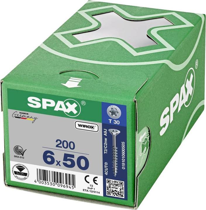 Actual product image Spax Spanplattenschrauben ok-vis SK verzinkt (200 Screws per piece)