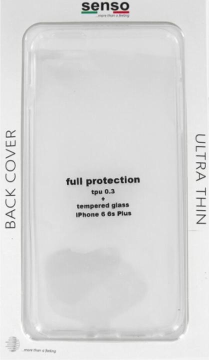 Produktbild Senso Back Cover+gehärtetes Glas iPhone 6/6s Plus (Apple iPhone 6s Plus, Apple iPhone 6 Plus)