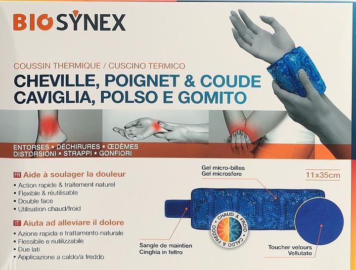 Actual product image Biosynex Kalt Warm Kompresse 11x35cm Knöchel Ellenbogen Handgelenk (1 x, 1105 ml, 338 g)