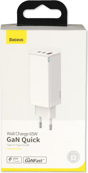 Image du produit Baseus Chargeur pour ordinateur portable GaN (65 W)