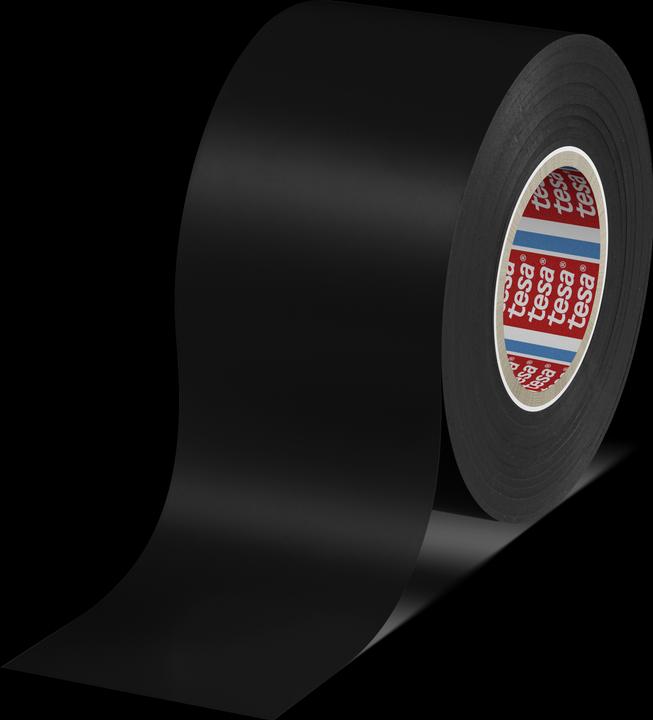 Actual product image tesa Electrical insulating tape tesaflex 4163 heat-resistant, for insulating, repairing & bundling (50 mm)