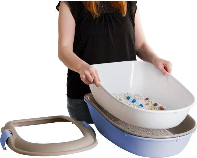Produktbild Kerbl FURBA Katzentoilette mit Reinigungssieb (Katzenklo offen)