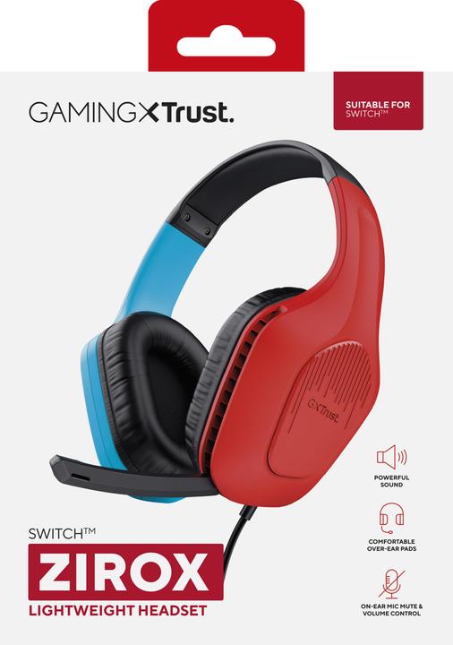 Actual product image Trust GXT416S ZIROX Headset Switch (Cable)