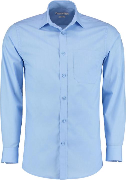 Kustom Kit Langarm Poplin Shirt