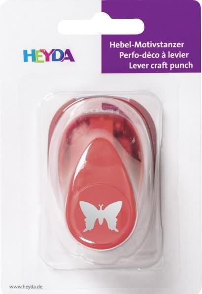 Produktbild Heyda Motivstanzer Schmetterling, klein, Farbe: rot