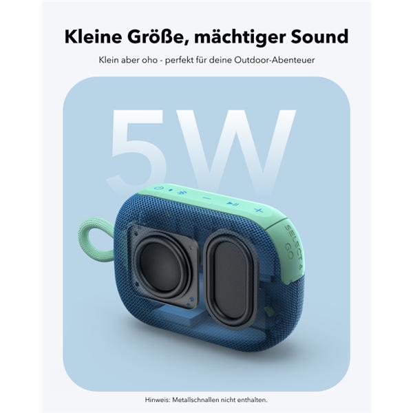 Actual product image soundcore Select 4 Go Mavi (18 h, USB power delivery)