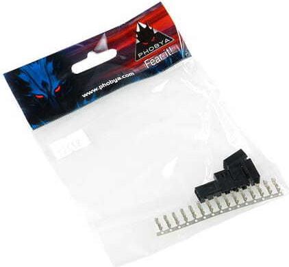 Image du produit Phobya Connecteur d'alimentation pour ventilateur 3 broches femelles avec broches, 5 pièces