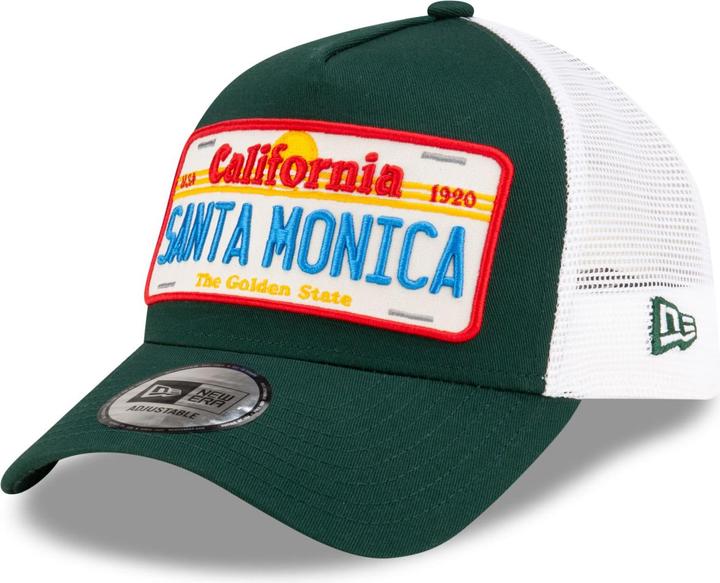 Image du produit New Era Adjustable A-Frame Trucker Cap - SANTA MONICA green