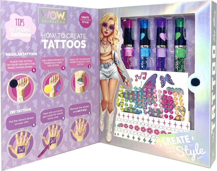 Actual product image Kids Euroswan WOW GENERATION Tattoo Set