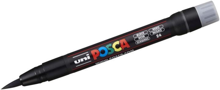 Actual product image Posca Brush tip marker (Black, 10 mm, 1 x)