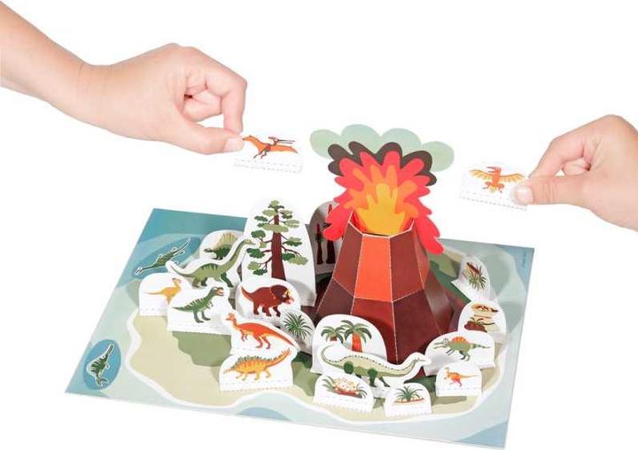 Actual product image Pukaca Paper toy set. Dinosaur island (German)