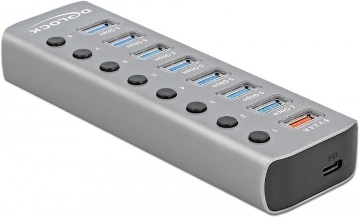 Actual product image Delock USB 3.2 Hub (USB-B, 9 Ports)