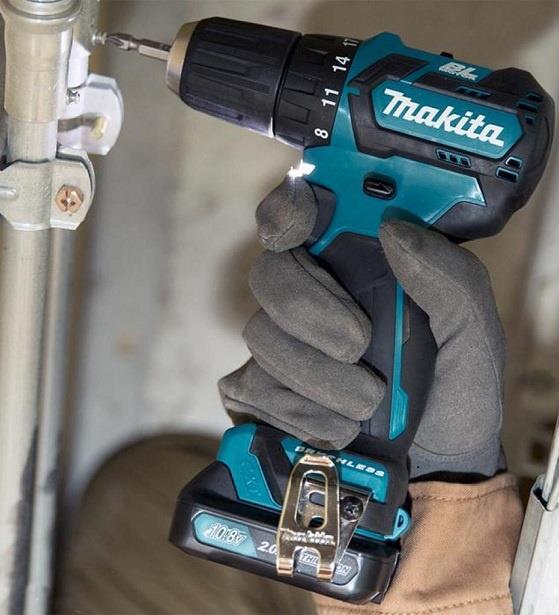 Actual product image Makita CORDLESS DRILL DF332DSAJ 10.8V 2x2AH (Rechargeable battery operated)