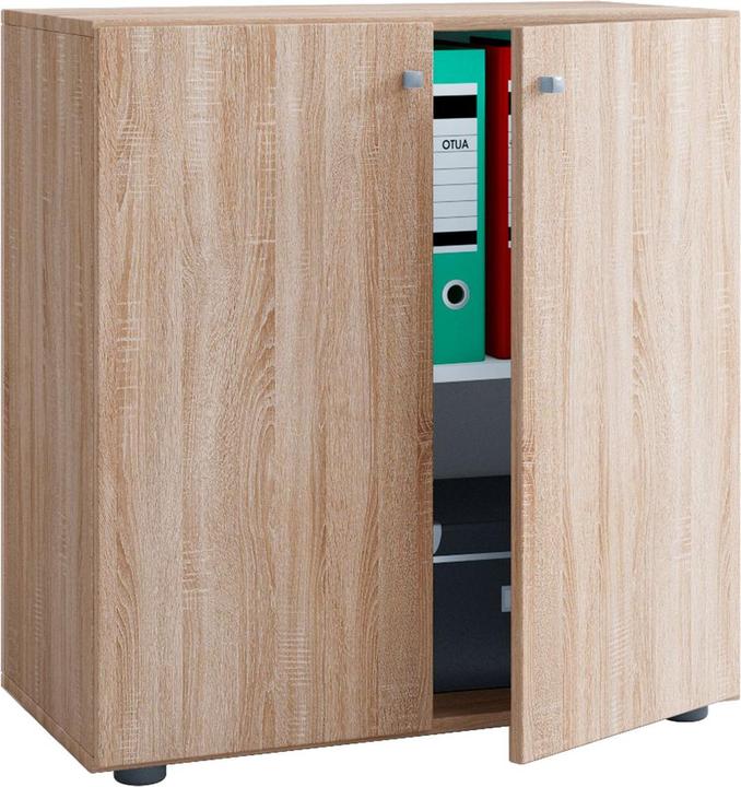 Produktbild VCM Holz Büromöbel Aktenschrank Lona 2-fach Drehtüren (70 x 39 cm)