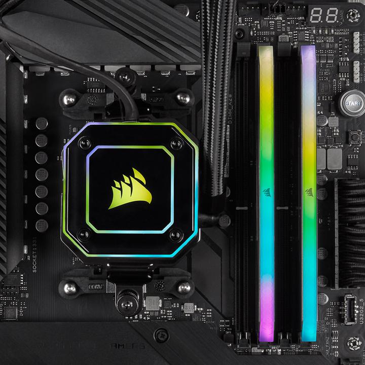 Actual product image Corsair Vengeance RGB RT (2 x 8GB, 3200 MHz, DDR4-RAM, DIMM)