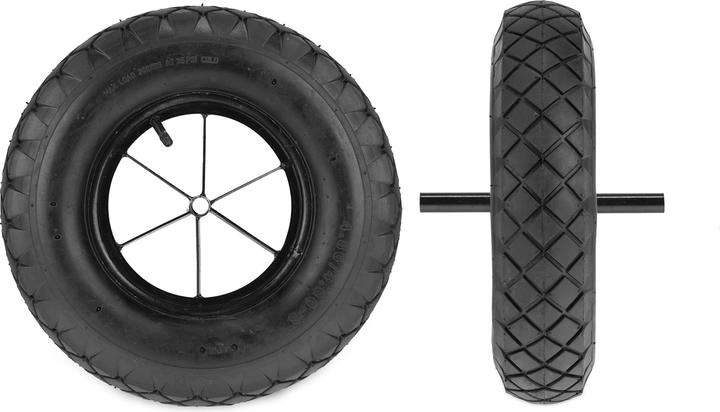 Actual product image Relaxdays Wheelbarrow wheel
