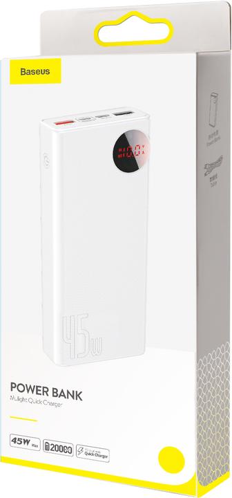Produktbild Baseus Mulight Digital Display (20000 mAh, 45 W, 74 Wh)