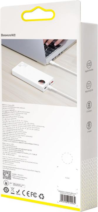 Produktbild Baseus Mulight Digital Display (20000 mAh, 45 W, 74 Wh)