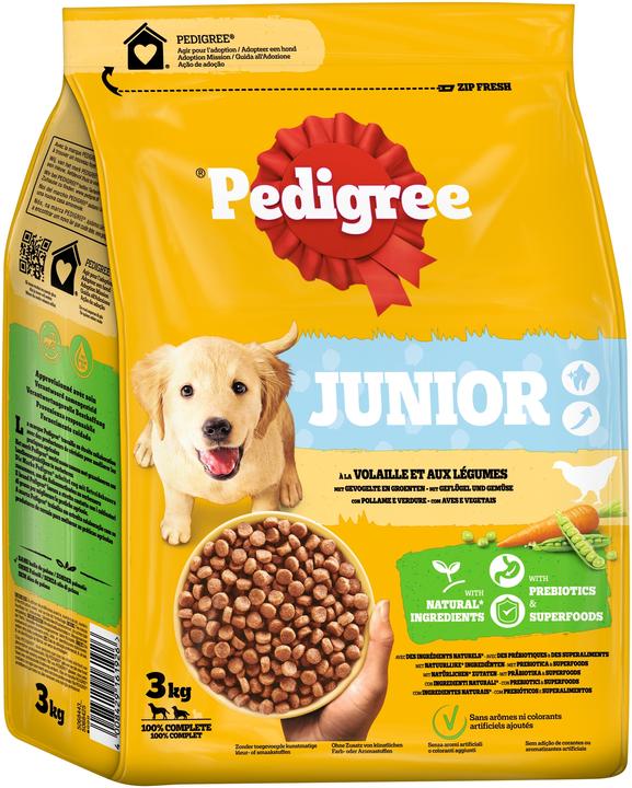 Image du produit Pedigree Junior Volaille & Légumes (Junior, 3000 g)