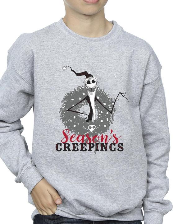 Immagine prodotto Disney The Nightmare Before Christmas Seasons Creepings Wreath Felpa Ragazzi (140, 146)