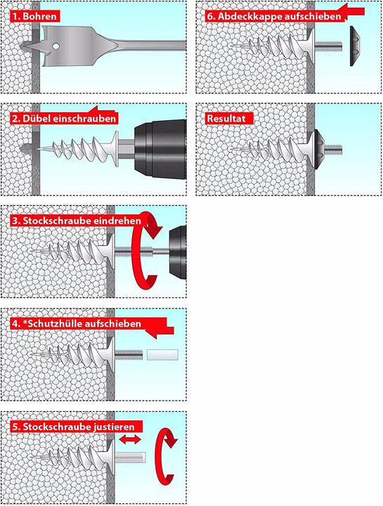 Immagine prodotto Tox Fallrohrbefestigung Thermo Vario (20 pz.)