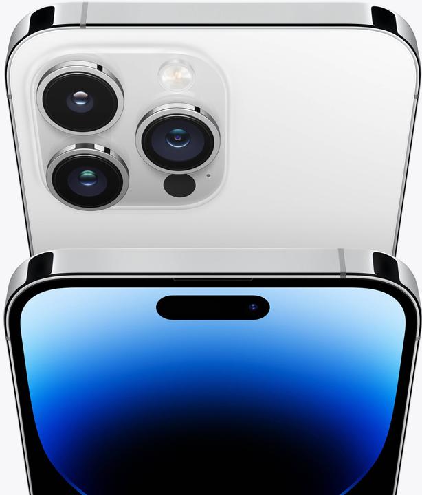 Image du produit Apple iPhone 14 Pro Max (128 Go, Silver, 6.70", SIM + eSIM, 48 Mpx, 5G)