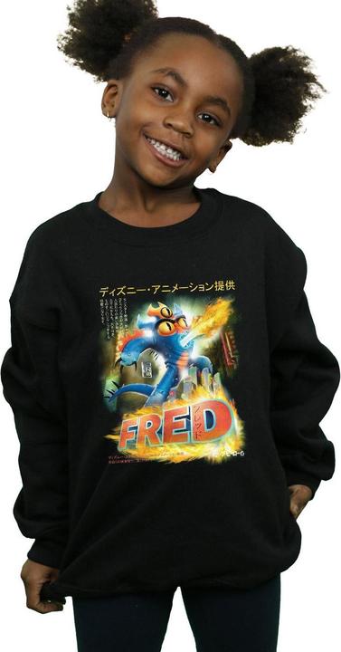 Produktbild Disney Big Hero 6 Fred Anime Poster Sweatshirt Mädchen (152, 158)