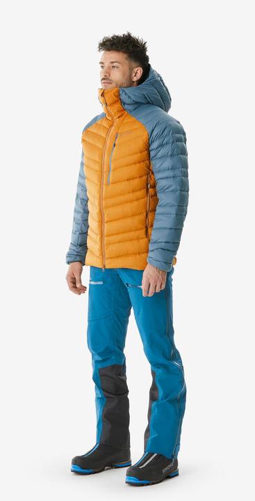 Actual product image Simond Men's mountaineering down jacket Ochre - Grey (XXL)