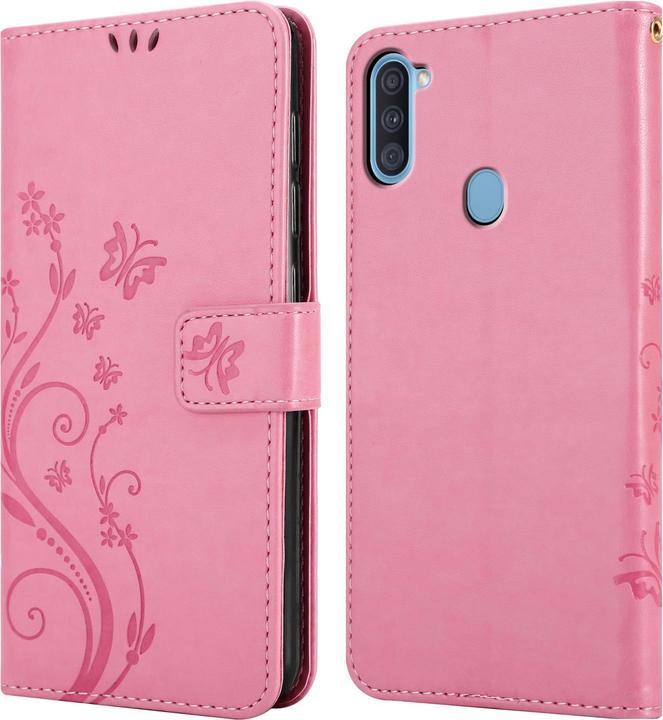 Actual product image Cadorabo Flower Book Cover (Samsung Galaxy M11, Samsung Galaxy A11)