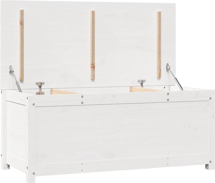 Produktbild VidaXL Truhe Weiss 110x50x45,5 cm Massivholz Kiefer,Farbe
