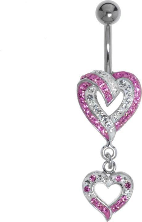 Bijouteria Bauchpiercing (Edelstahl, Messing, Kristall)