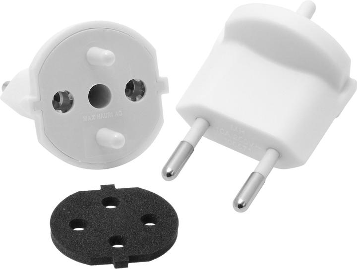 Image du produit Max Hauri Adaptateur fixe fiche type 11 (Type 11, CEE 7/17)