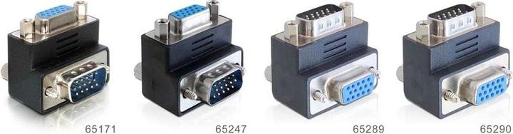 Image du produit Delock Adaptateur VGA mâle vers VGA femelle 270ø (VGA, 3 cm)