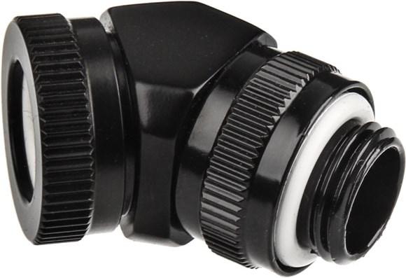 Actual product image Phanteks Glacier Rotary Connector 45 degree G1/4 inch male to 12mm female hardtube - rotatable