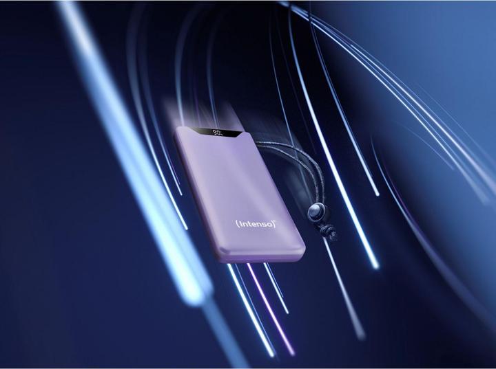 Produktbild Intenso Powerbank F10000 10000 mAh Purple (10000 mAh, 20 W, 20 Wh)