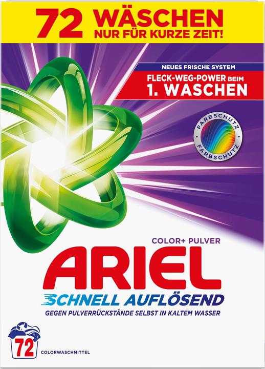 Produktbild Ariel Color+ (72 Waschgänge, Waschpulver)