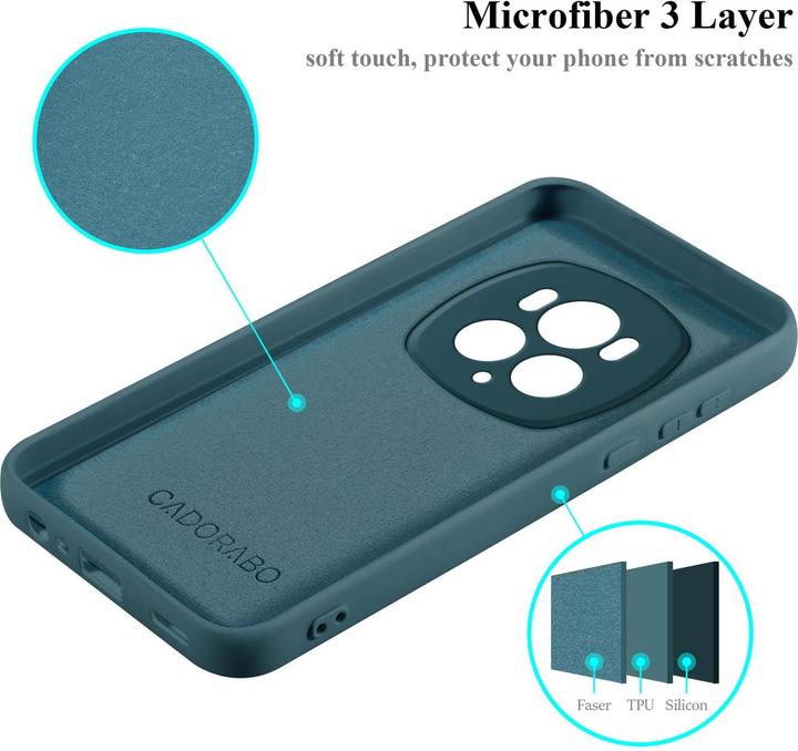 Produktbild Cadorabo Hülle für Honor Magic 6 Pro TPU im Liquid Schutz Silikon Design (ZTE Nubia Red Magic 6 Pro)