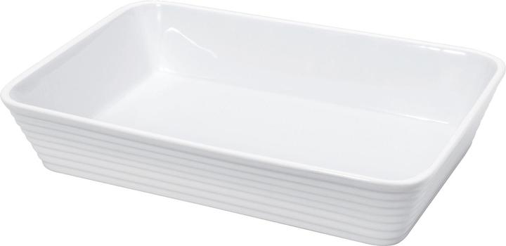 Actual product image Küchenprofi Burgundy Porcelain Rectangular Serving Bowl