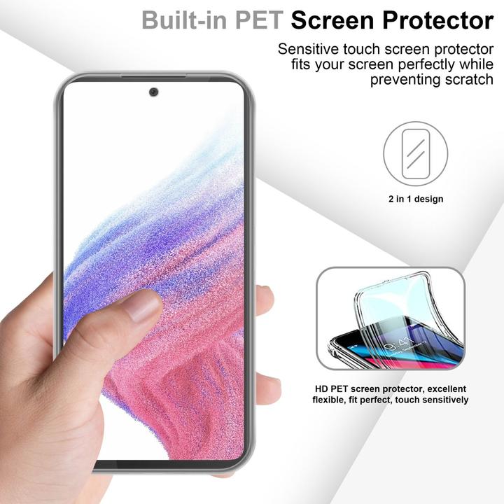 Produktbild Cadorabo TPU 360 Grad Case Hülle für Samsung Galaxy A53 5G (Samsung Galaxy A53 5G)