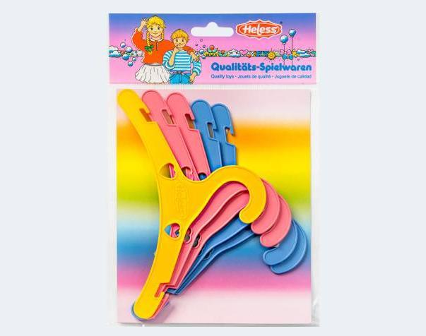 Actual product image Heless Clothes hanger for doll clothes