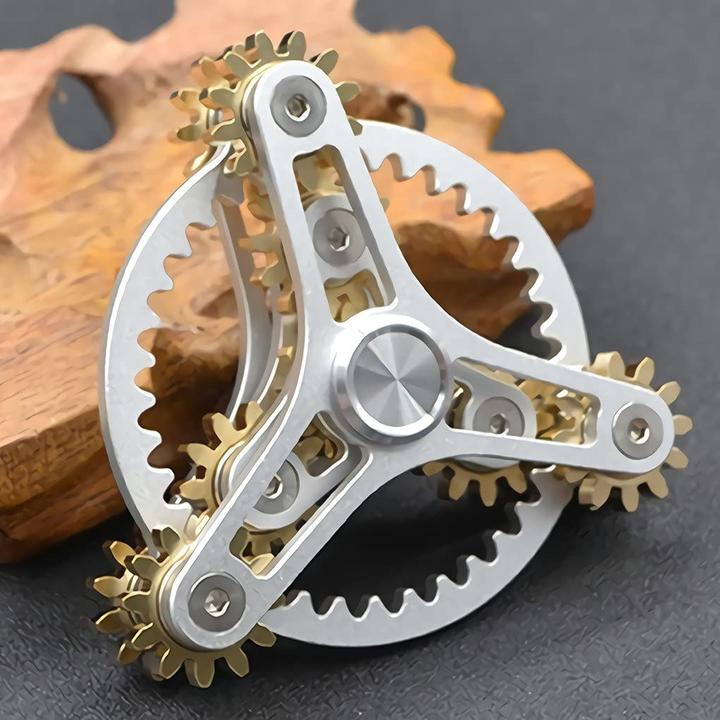 Actual product image Ueli Express Fidget Spinner High-Tech Triangle Gears