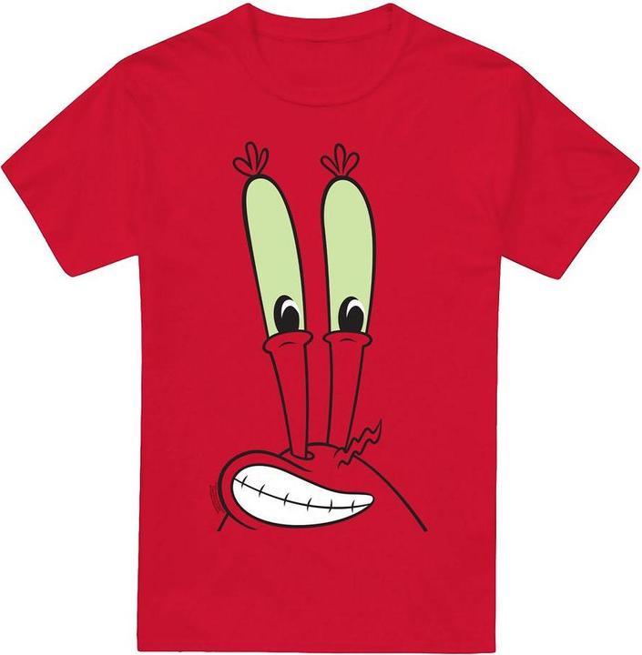Immagine prodotto Spongebob Squarepants Smile Maglietta Mr Krabs Viso Uomo (S)