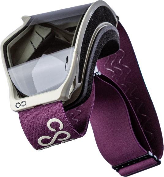 Produktbild Coast Optics Alta 2 Goggle Driftwood, Band violett mit Smoke und klarem Glas