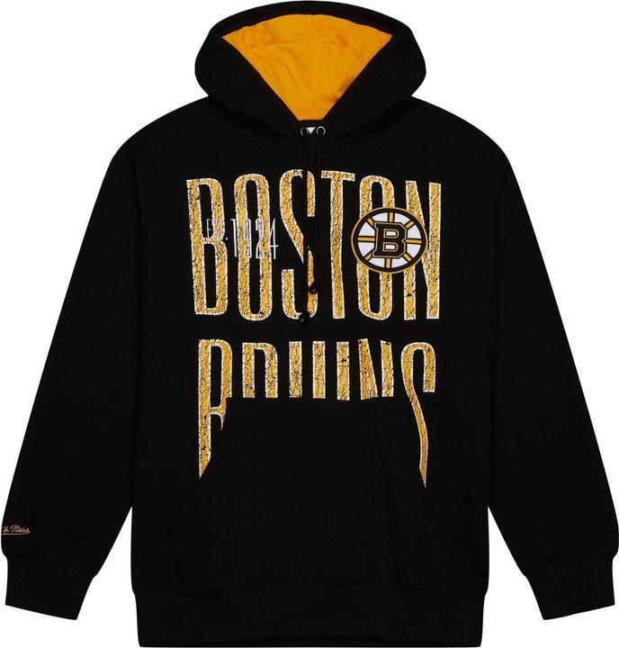 Mitchell & Ness Fleece Hoody - NHL Boston Bruins - L (L)