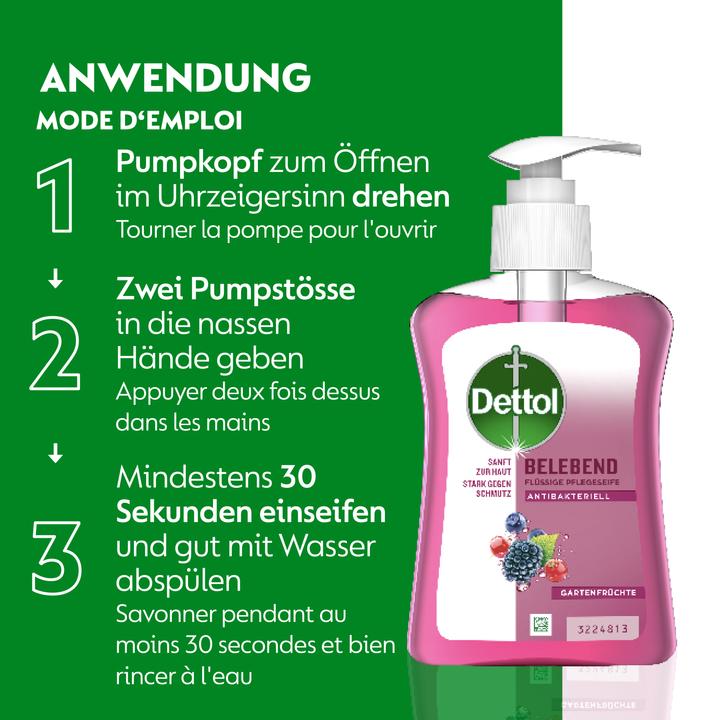 Image du produit Dettol Savon à pompe (Savon liquide, 251 ml)