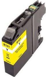 Actual product image Peach Ink Brother LC-121 Yellow (Y)