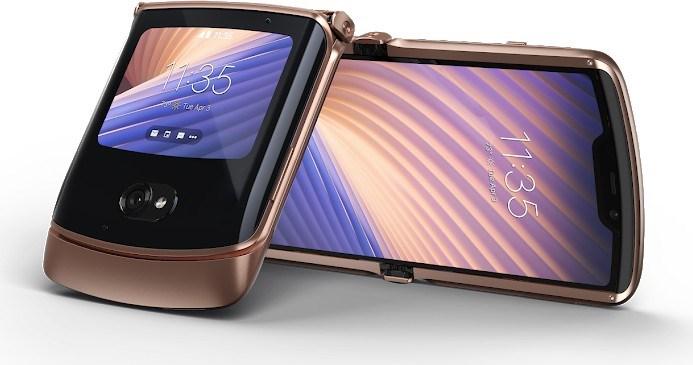 Actual product image Motorola Razr 5G (256 GB, Blush Gold, 6.20", SIM + eSIM, 48 Mpx, 5G)