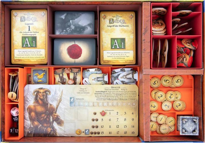 Produktbild Feldherr Organizer Insert für Die Legenden von Andor - Big Box (Kunststoff)